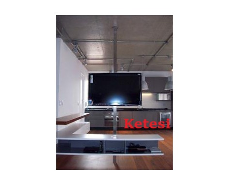 Suporte de Teto Quadrado para TV em Aço Inox – Ref. 22431
