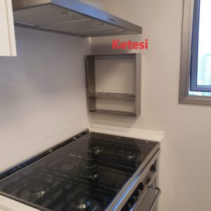 Porta-Temperos / Condimentos em Inox Escovado – Ref. 12233